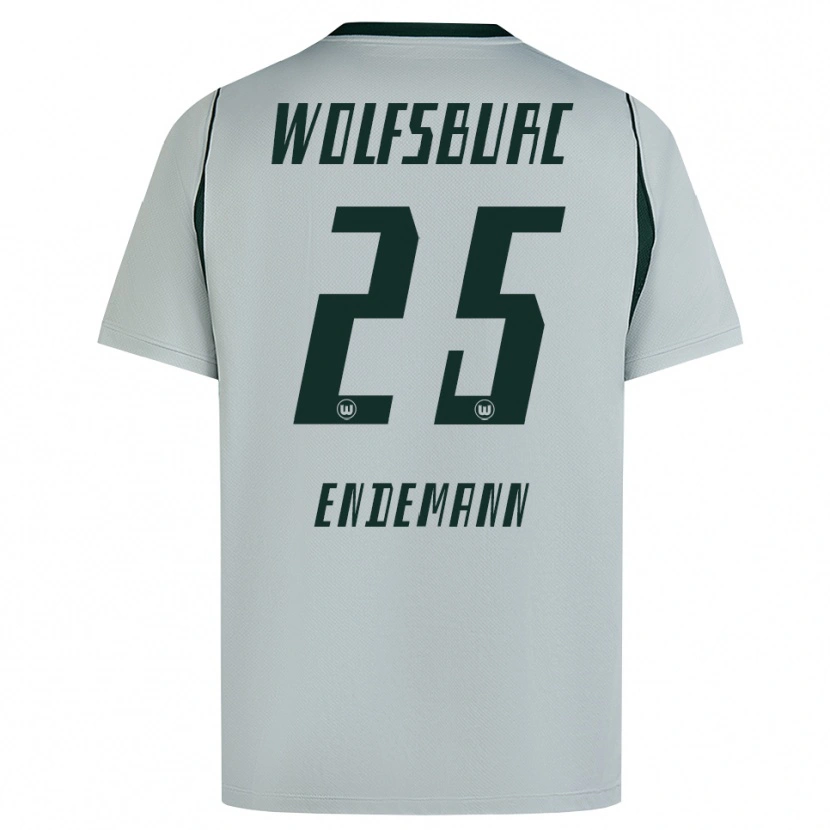 Danxen Hombre Camiseta Vivien Endemann #25 Verde Gris 2ª Equipación 2026/27 La Camisa México