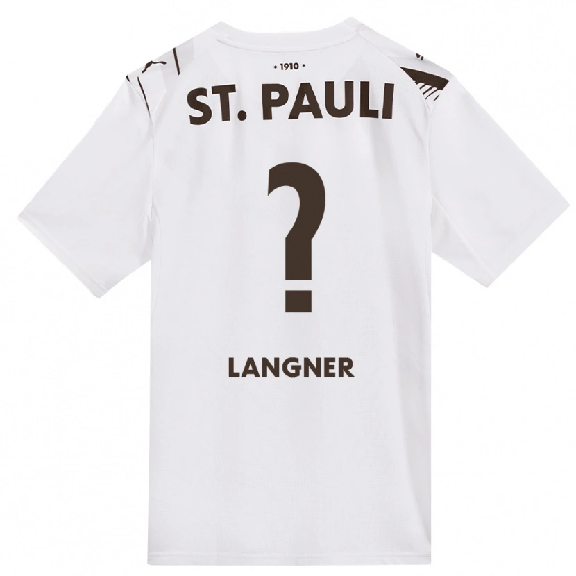 Danxen Hombre Camiseta Claas Langner #0 Café Blanco Rojo 2ª Equipación 2026/27 La Camisa México