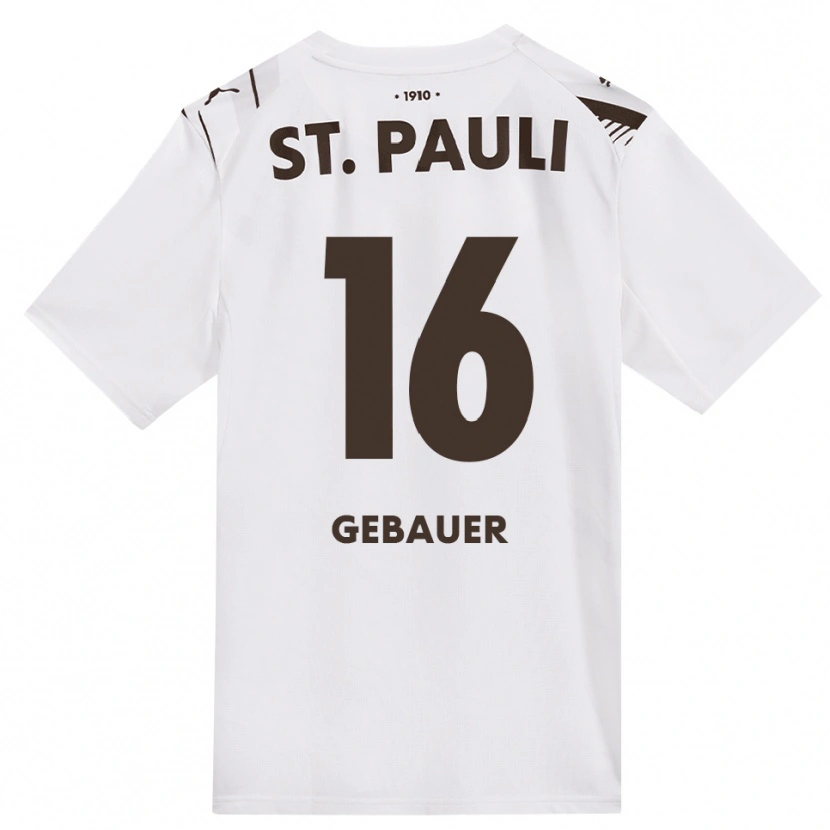 Danxen Hombre Camiseta Florian Gebauer #16 Café Blanco Rojo 2ª Equipación 2026/27 La Camisa México