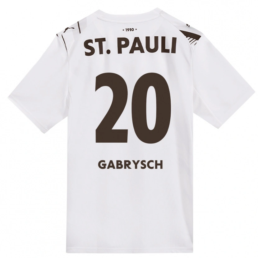 Danxen Hombre Camiseta David Gabrysch #20 Café Blanco Rojo 2ª Equipación 2026/27 La Camisa México