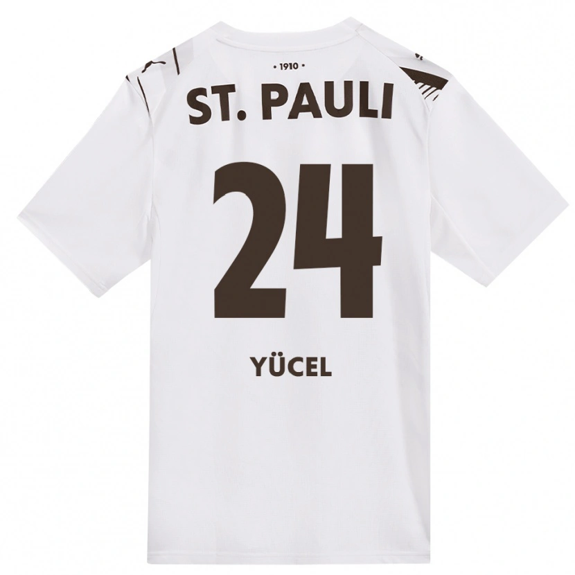 Danxen Hombre Camiseta Simon Yücel #24 Café Blanco Rojo 2ª Equipación 2026/27 La Camisa México