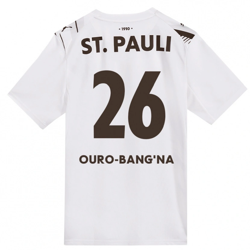 Danxen Hombre Camiseta Samir Ouro-Bang'na #26 Café Blanco Rojo 2ª Equipación 2026/27 La Camisa México