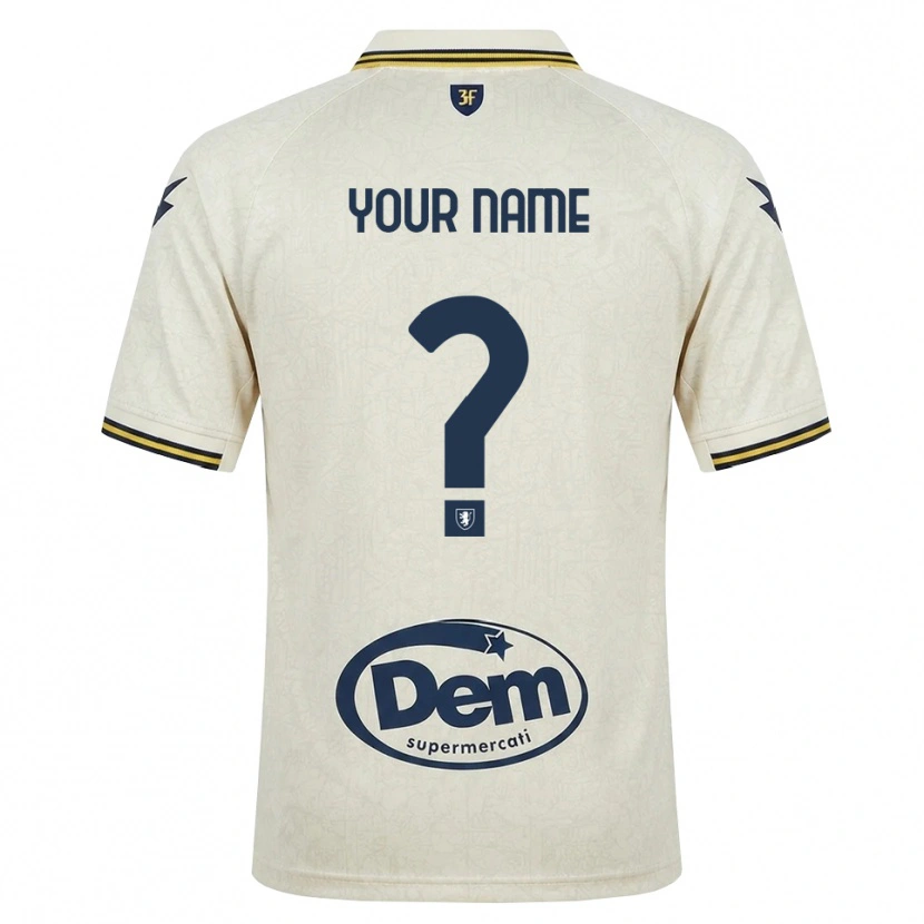Danxen Hombre Camiseta Su Nombre #0 Oldlace Amarillo Negro 2ª Equipación 2026/27 La Camisa México