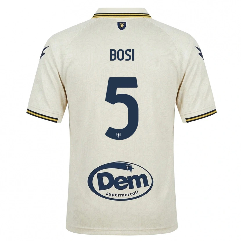 Danxen Hombre Camiseta Giorgio Bosi #5 Oldlace Amarillo Negro 2ª Equipación 2026/27 La Camisa México