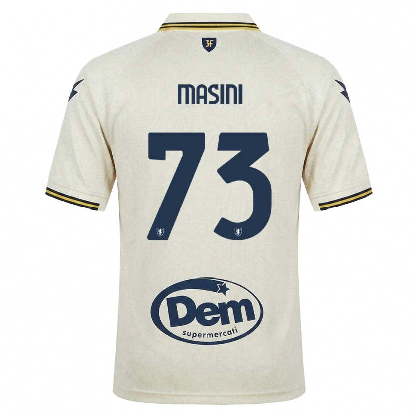 Danxen Hombre Camiseta Patrizio Masini #73 Oldlace Amarillo Negro 2ª Equipación 2026/27 La Camisa México