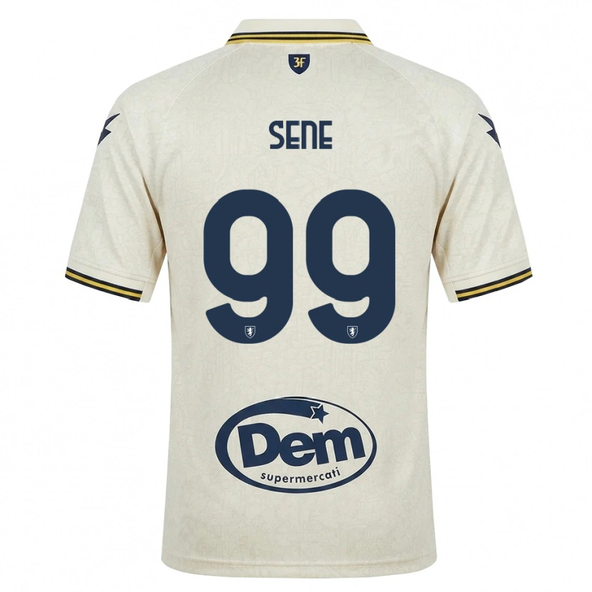 Danxen Hombre Camiseta Fallou Sene #99 Oldlace Amarillo Negro 2ª Equipación 2026/27 La Camisa México
