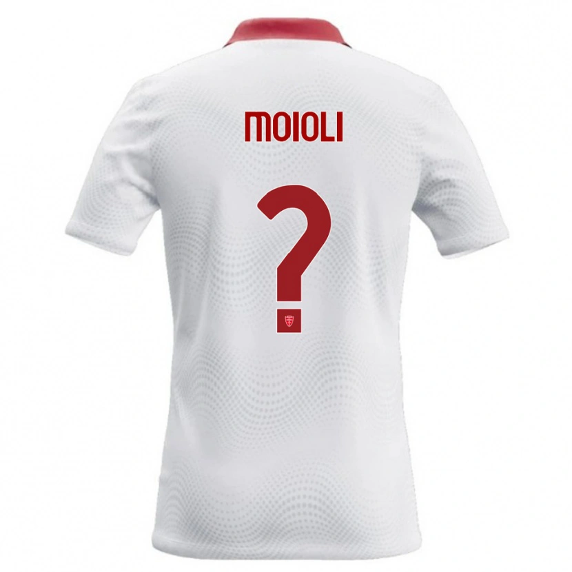 Danxen Hombre Camiseta Gabriel Moioli #0 Blanco Rojo 2ª Equipación 2026/27 La Camisa México