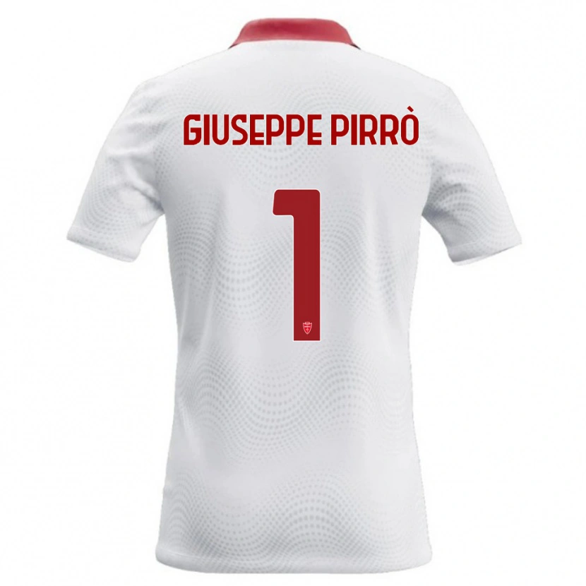 Danxen Hombre Camiseta Marco Giuseppe Pirrò #1 Blanco Rojo 2ª Equipación 2026/27 La Camisa México