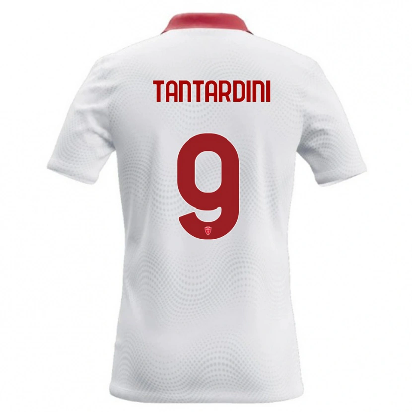 Danxen Hombre Camiseta Tommaso Tantardini #9 Blanco Rojo 2ª Equipación 2026/27 La Camisa México
