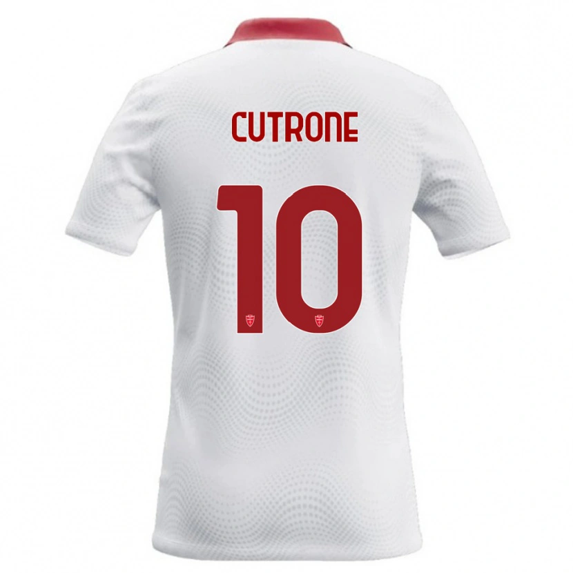 Danxen Hombre Camiseta Patrick Cutrone #10 Blanco Rojo 2ª Equipación 2026/27 La Camisa México
