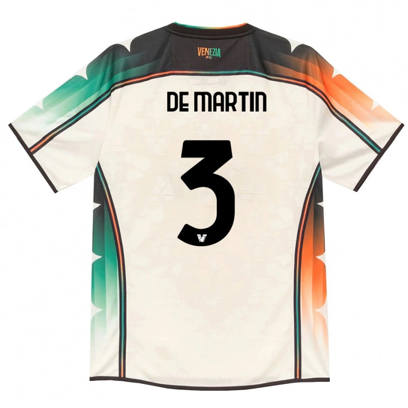 Danxen Hombre Camiseta Lorenzo De Martin #3 Oldlace Naranja Verde 2ª Equipación 2026/27 La Camisa México