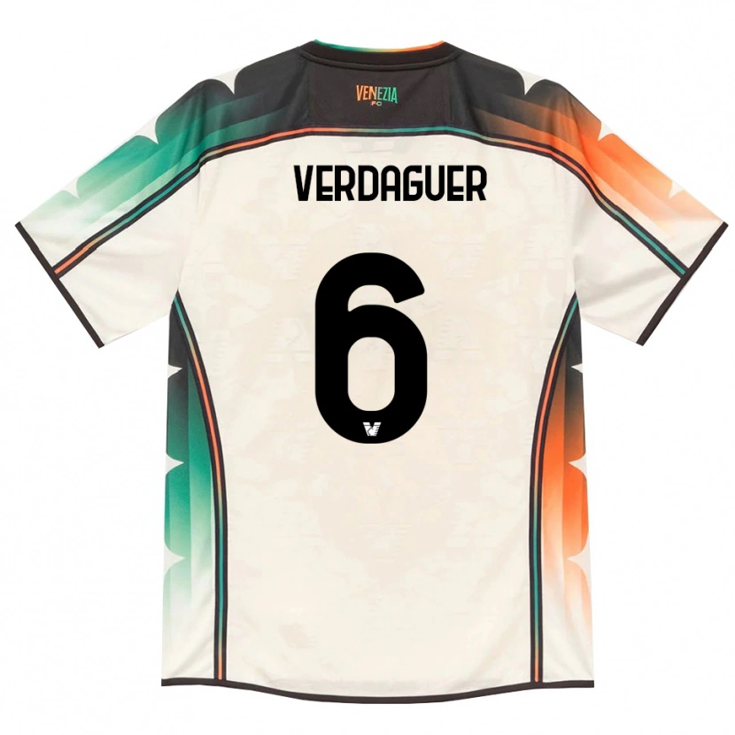 Danxen Hombre Camiseta Judith Verdaguer #6 Oldlace Naranja Verde 2ª Equipación 2026/27 La Camisa México