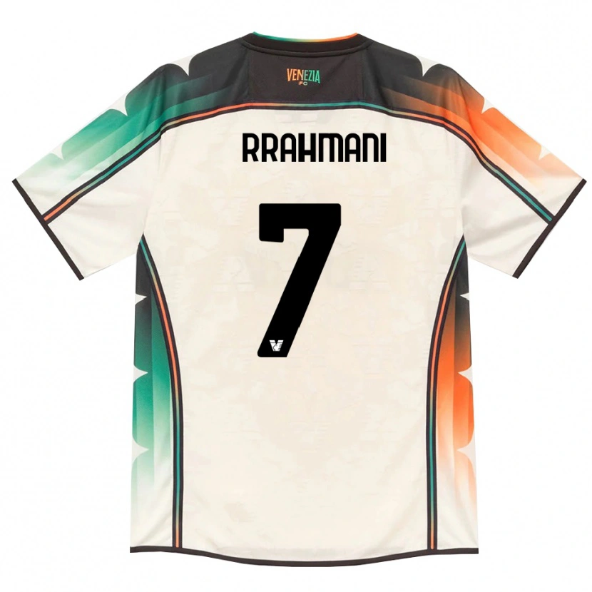 Danxen Hombre Camiseta Albion Rrahmani #7 Oldlace Naranja Verde 2ª Equipación 2026/27 La Camisa México