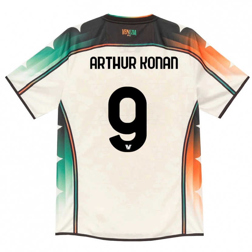 Danxen Hombre Camiseta Demoye Arthur Konan #9 Oldlace Naranja Verde 2ª Equipación 2026/27 La Camisa México