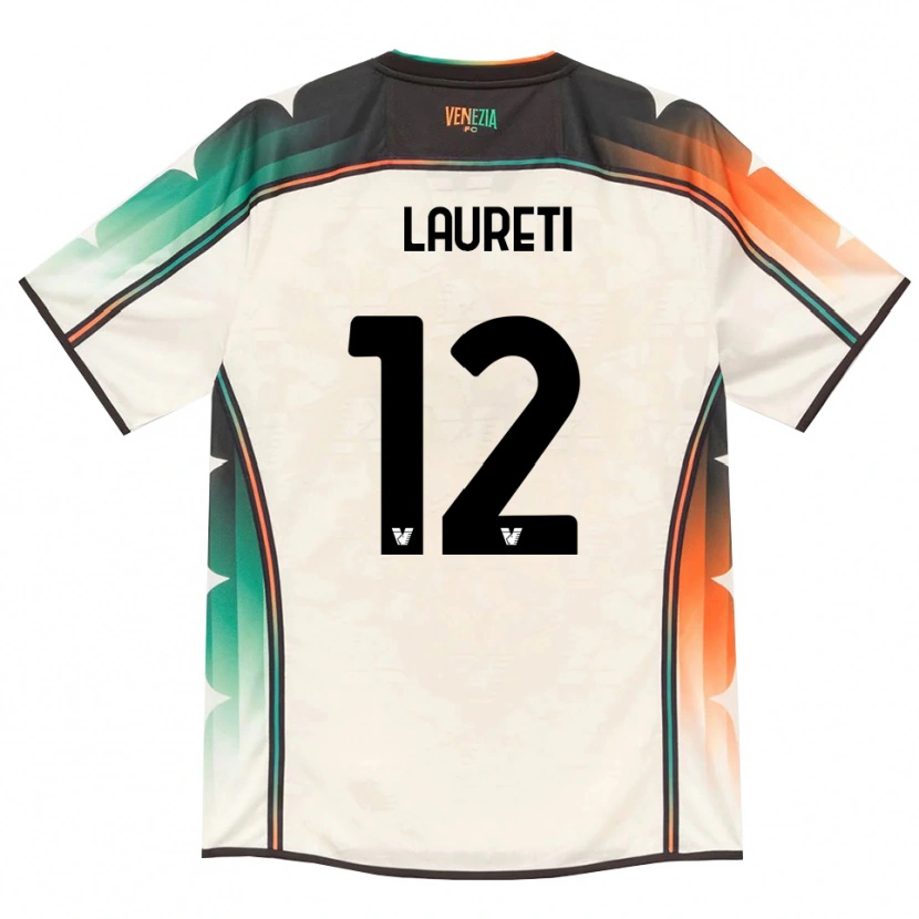 Danxen Hombre Camiseta Tommaso Laureti #12 Oldlace Naranja Verde 2ª Equipación 2026/27 La Camisa México