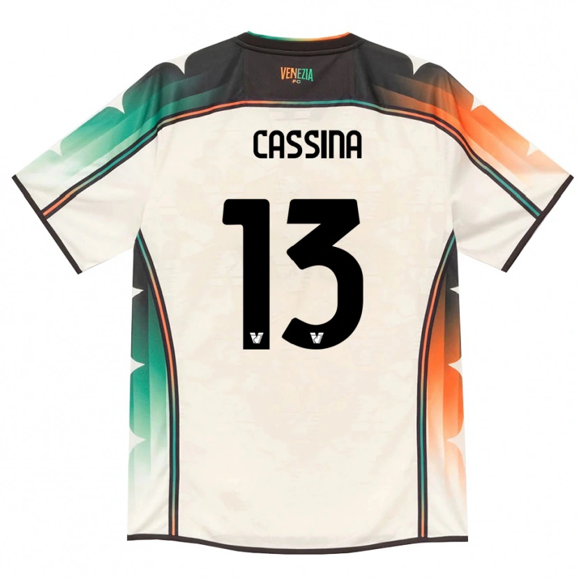 Danxen Hombre Camiseta Tommaso Cassina #13 Oldlace Naranja Verde 2ª Equipación 2026/27 La Camisa México