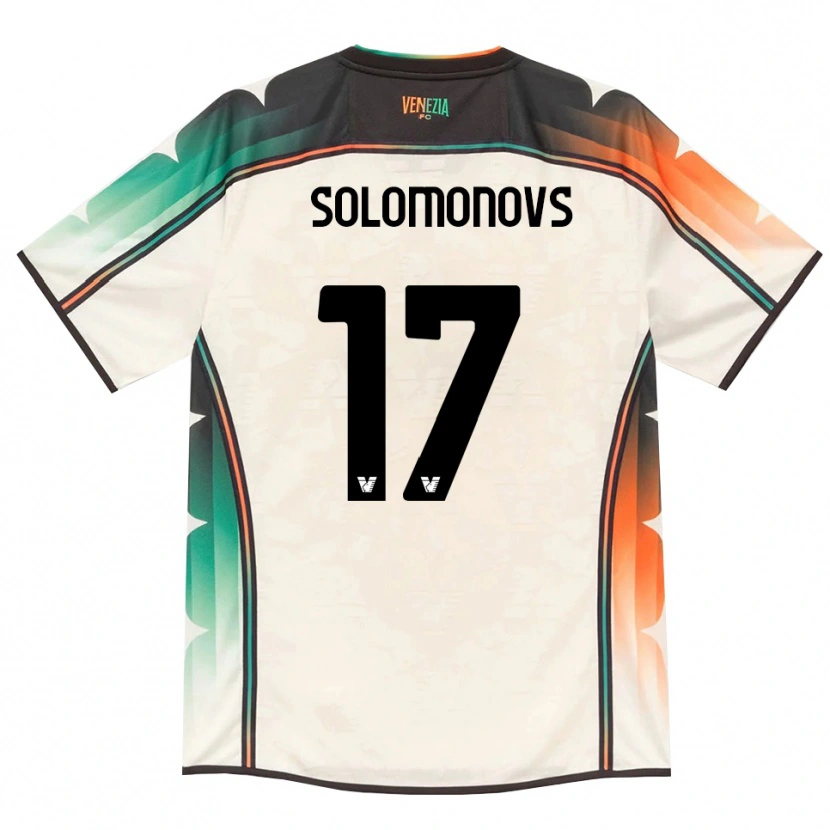 Danxen Hombre Camiseta Nikita Solomonovs #17 Oldlace Naranja Verde 2ª Equipación 2026/27 La Camisa México