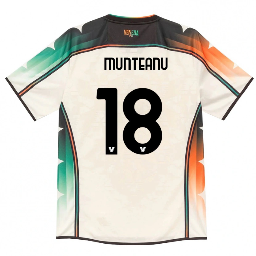 Danxen Hombre Camiseta Denis Munteanu #18 Oldlace Naranja Verde 2ª Equipación 2026/27 La Camisa México