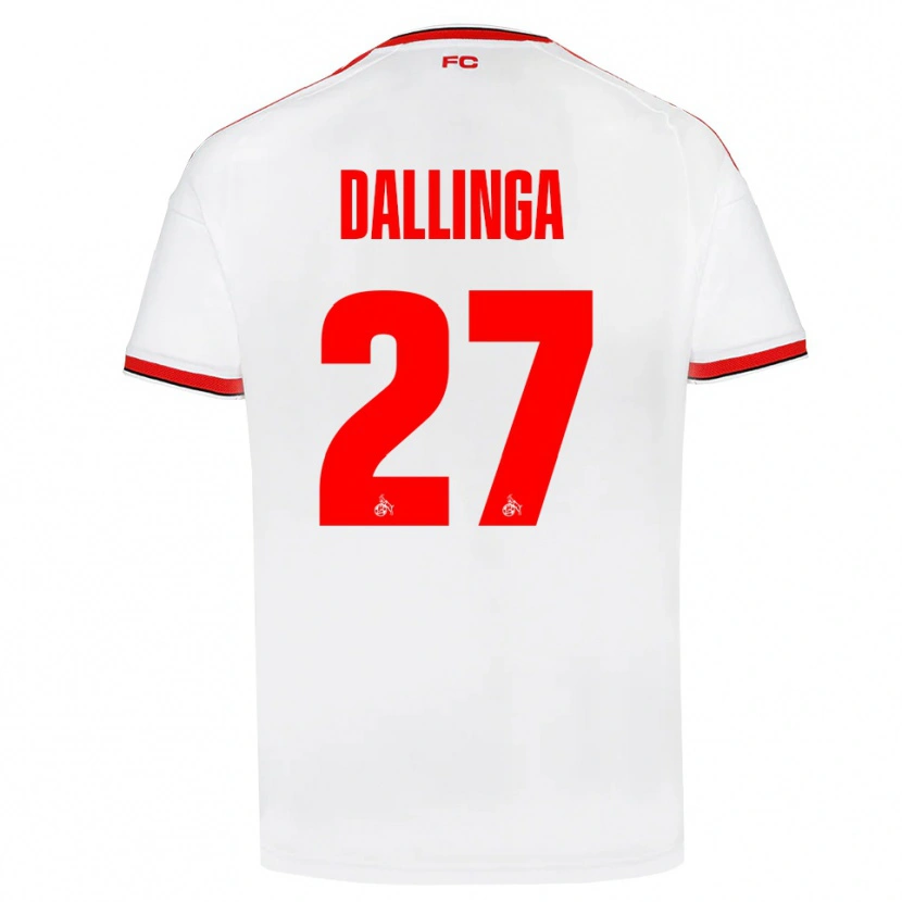 Danxen Mujer Camiseta Thijs Dallinga #27 Blanco Rojo Negro 1ª Equipación 2026/27 La Camisa México