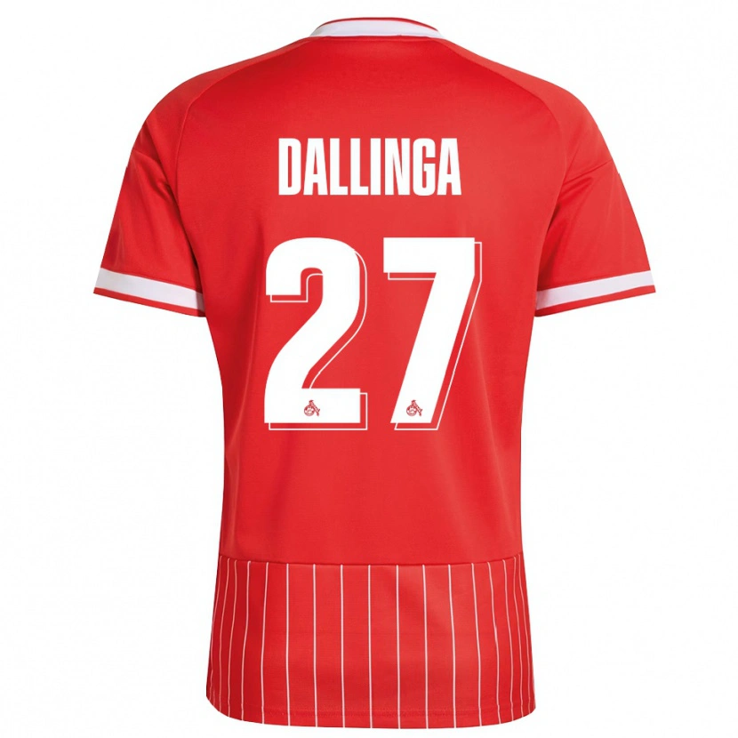 Danxen Mujer Camiseta Thijs Dallinga #27 Verde Rojo Blanco 2ª Equipación 2026/27 La Camisa México