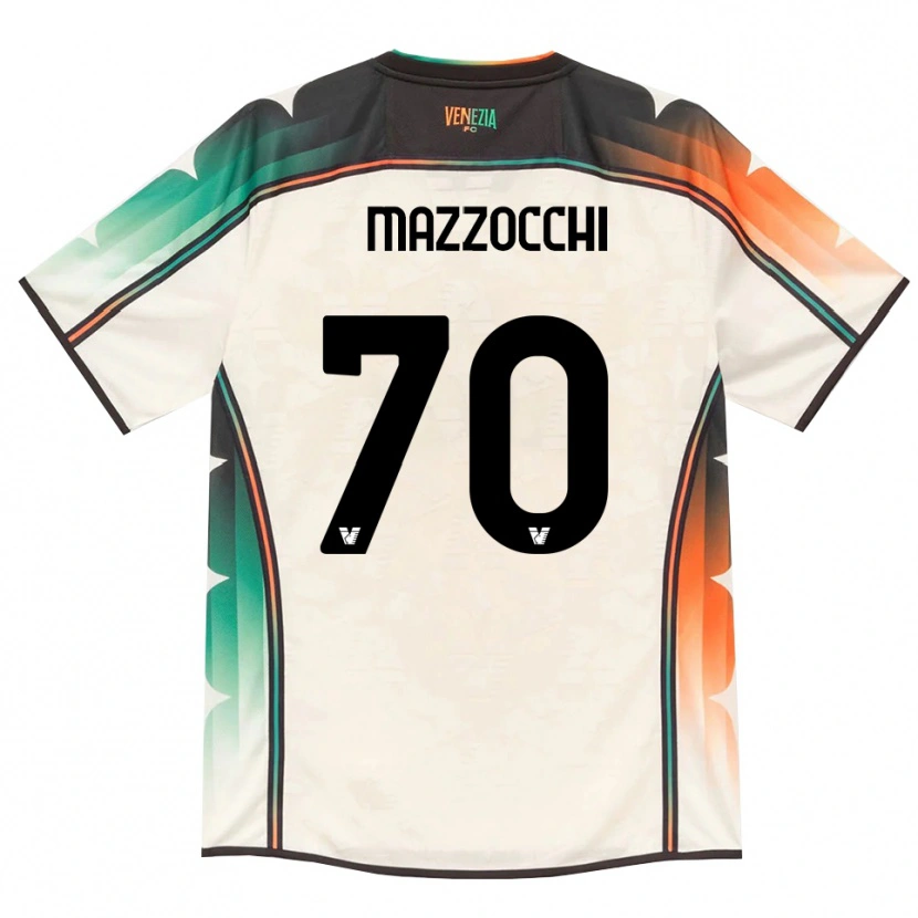 Danxen Mujer Camiseta Pasquale Mazzocchi #70 Oldlace Naranja Verde 2ª Equipación 2026/27 La Camisa México