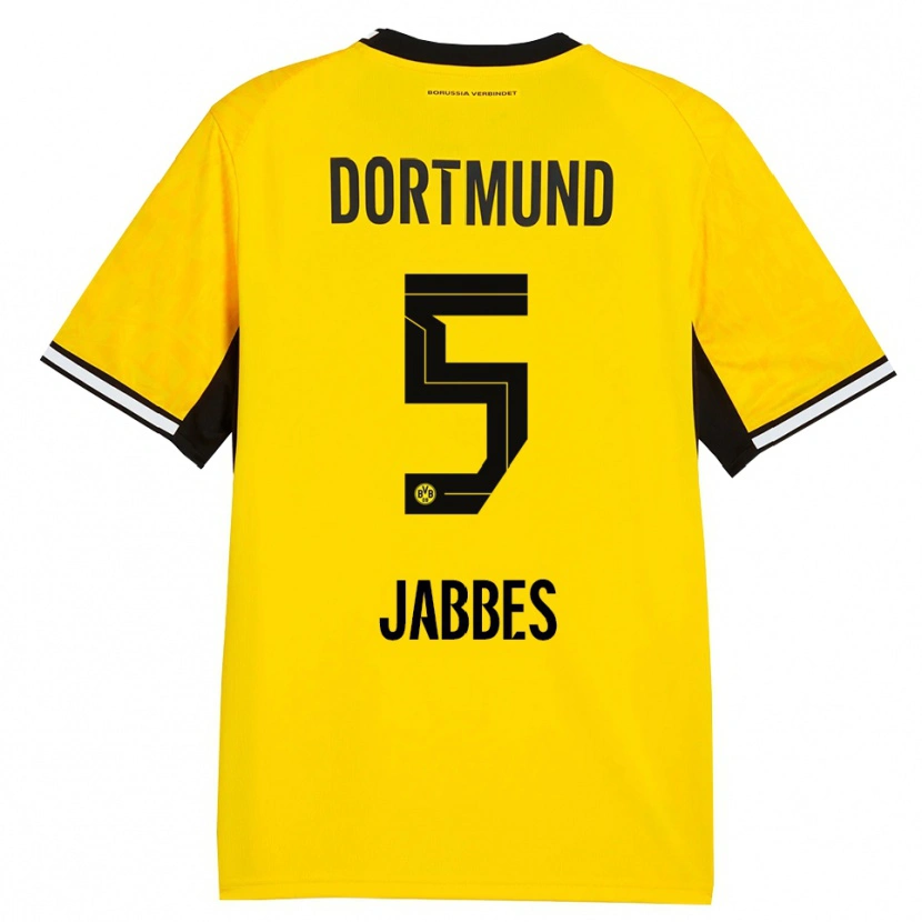 Danxen Mujer Camiseta Jasmin Jabbes #5 Amarillo Negro Blanco 1ª Equipación 2026/27 La Camisa México