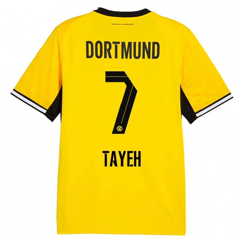 Danxen Mujer Camiseta Marah Tayeh #7 Amarillo Negro Blanco 1ª Equipación 2026/27 La Camisa México