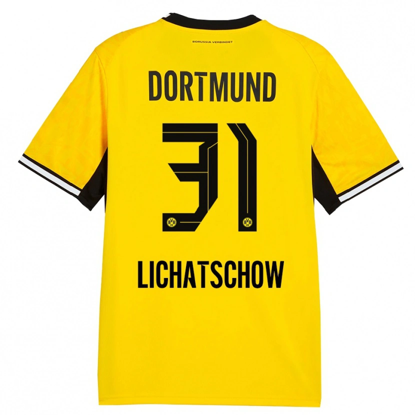 Danxen Mujer Camiseta Deniese Lichatschow #31 Amarillo Negro Blanco 1ª Equipación 2026/27 La Camisa México