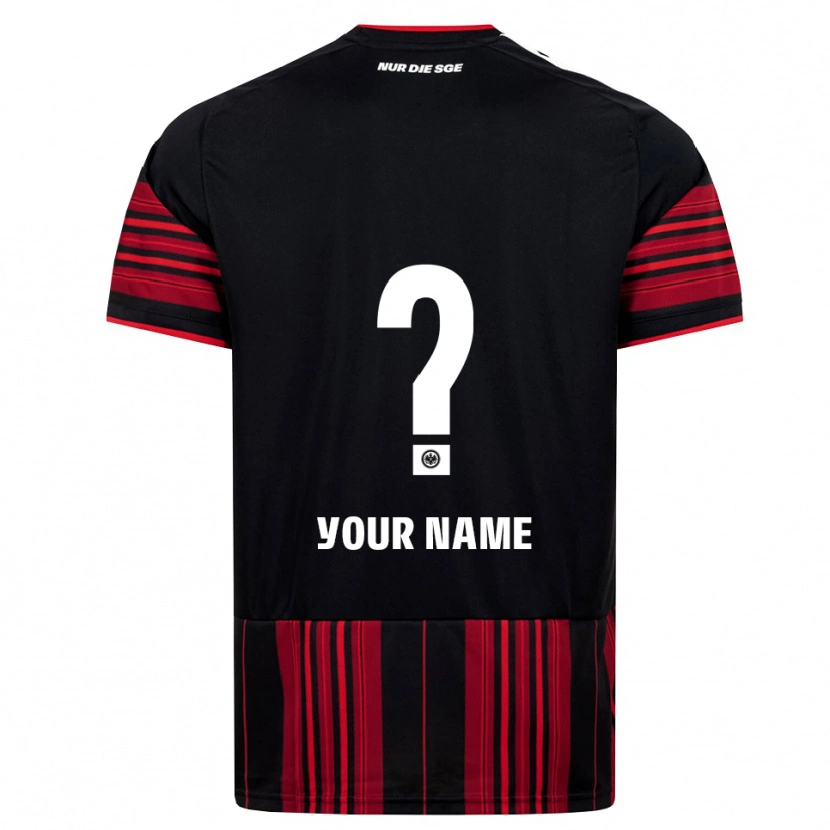 Danxen Mujer Camiseta Su Nombre #0 Negro Rojo Blanco 1ª Equipación 2026/27 La Camisa México