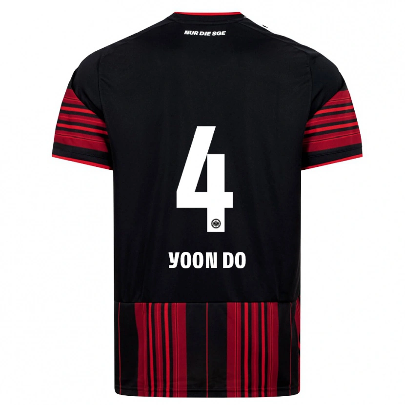 Danxen Mujer Camiseta Yoon-Do Kim #4 Negro Rojo Blanco 1ª Equipación 2026/27 La Camisa México