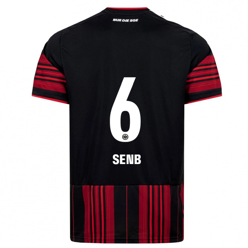 Danxen Mujer Camiseta Elisa Senß #6 Negro Rojo Blanco 1ª Equipación 2026/27 La Camisa México