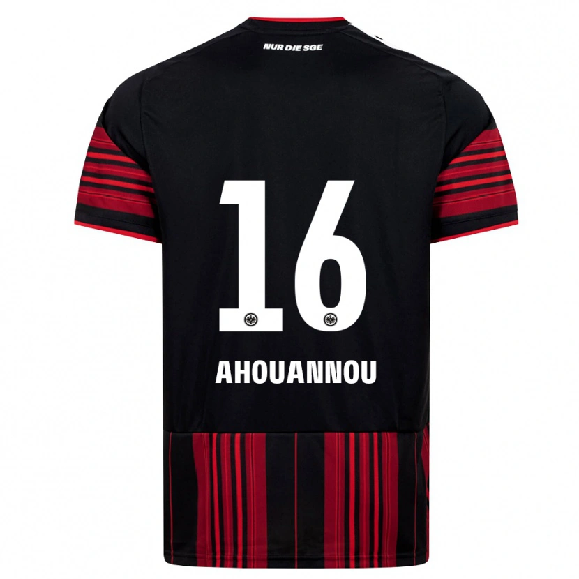 Danxen Mujer Camiseta Yannis Ahouannou #16 Negro Rojo Blanco 1ª Equipación 2026/27 La Camisa México