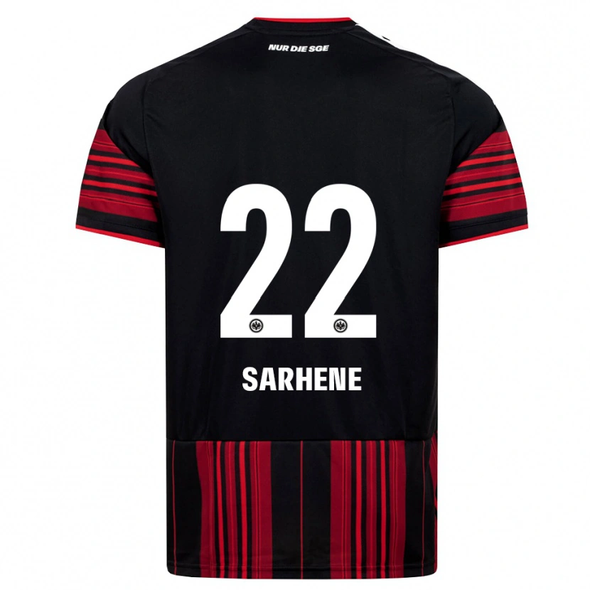 Danxen Mujer Camiseta Clement Nana-Sarhene #22 Negro Rojo Blanco 1ª Equipación 2026/27 La Camisa México