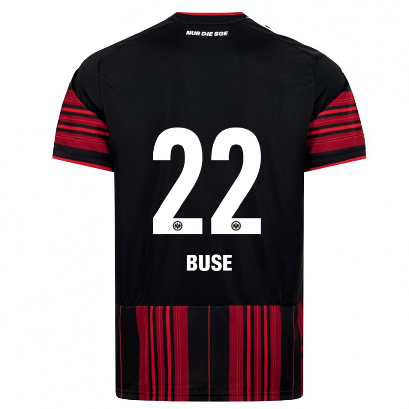 Danxen Mujer Camiseta Gabriel Buse #22 Negro Rojo Blanco 1ª Equipación 2026/27 La Camisa México