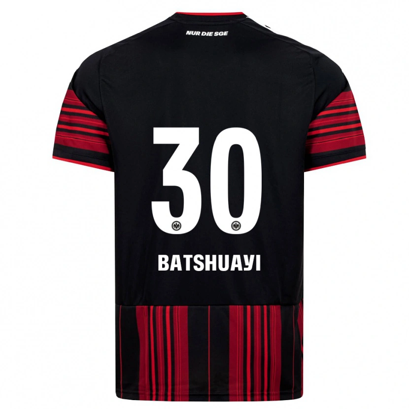 Danxen Mujer Camiseta Michy Batshuayi #30 Negro Rojo Blanco 1ª Equipación 2026/27 La Camisa México