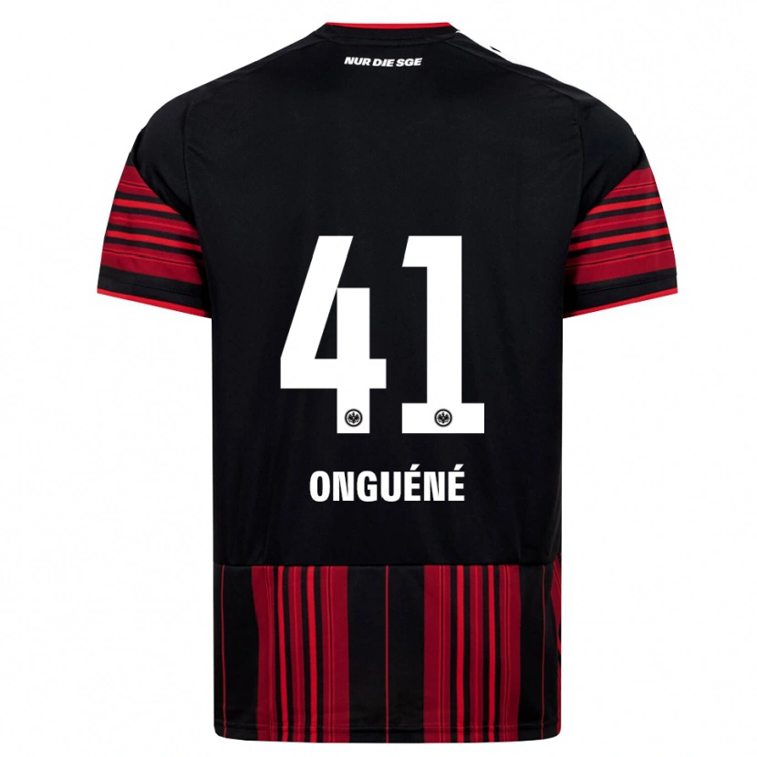 Danxen Mujer Camiseta Jérôme Onguéné #41 Negro Rojo Blanco 1ª Equipación 2026/27 La Camisa México