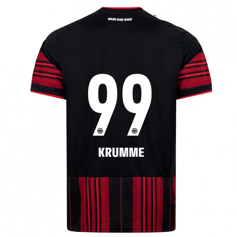Danxen Mujer Camiseta Janne Krumme #99 Negro Rojo Blanco 1ª Equipación 2026/27 La Camisa México