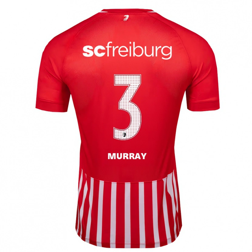 Danxen Mujer Camiseta Drew Murray #3 Rojo Blanco Negro 1ª Equipación 2026/27 La Camisa México