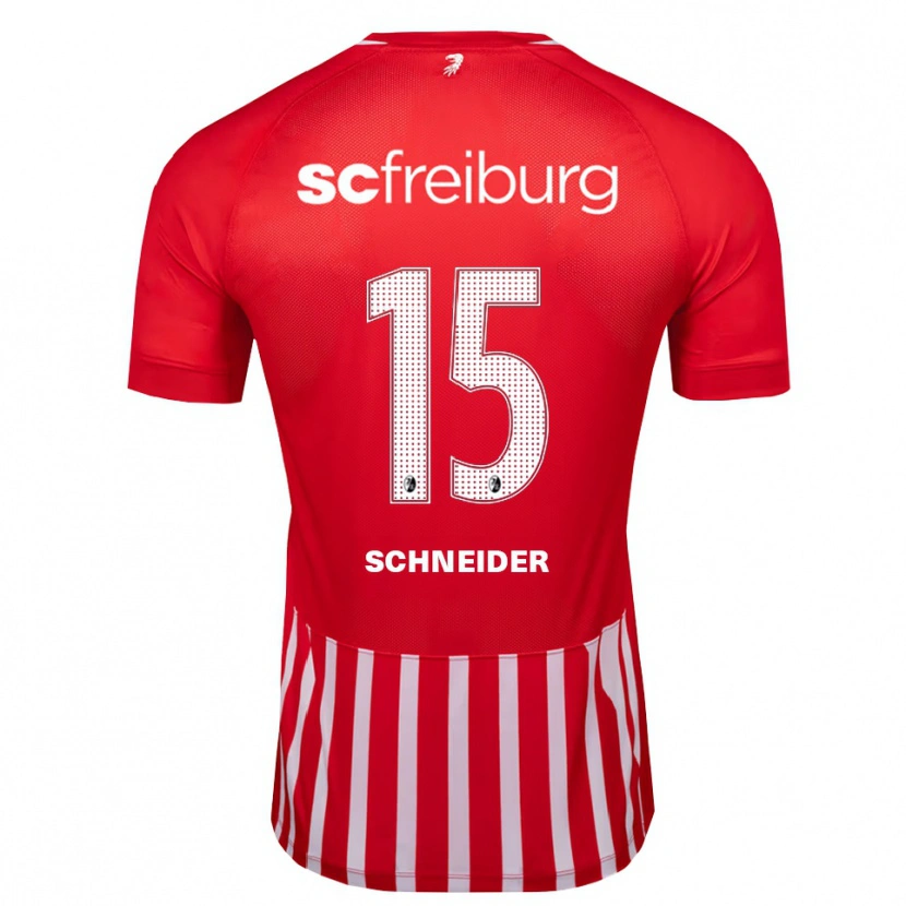 Danxen Mujer Camiseta Maj Schneider #15 Rojo Blanco Negro 1ª Equipación 2026/27 La Camisa México