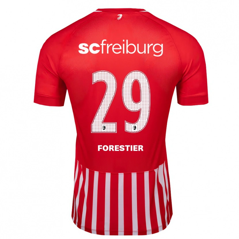 Danxen Mujer Camiseta Luis Forestier #29 Rojo Blanco Negro 1ª Equipación 2026/27 La Camisa México