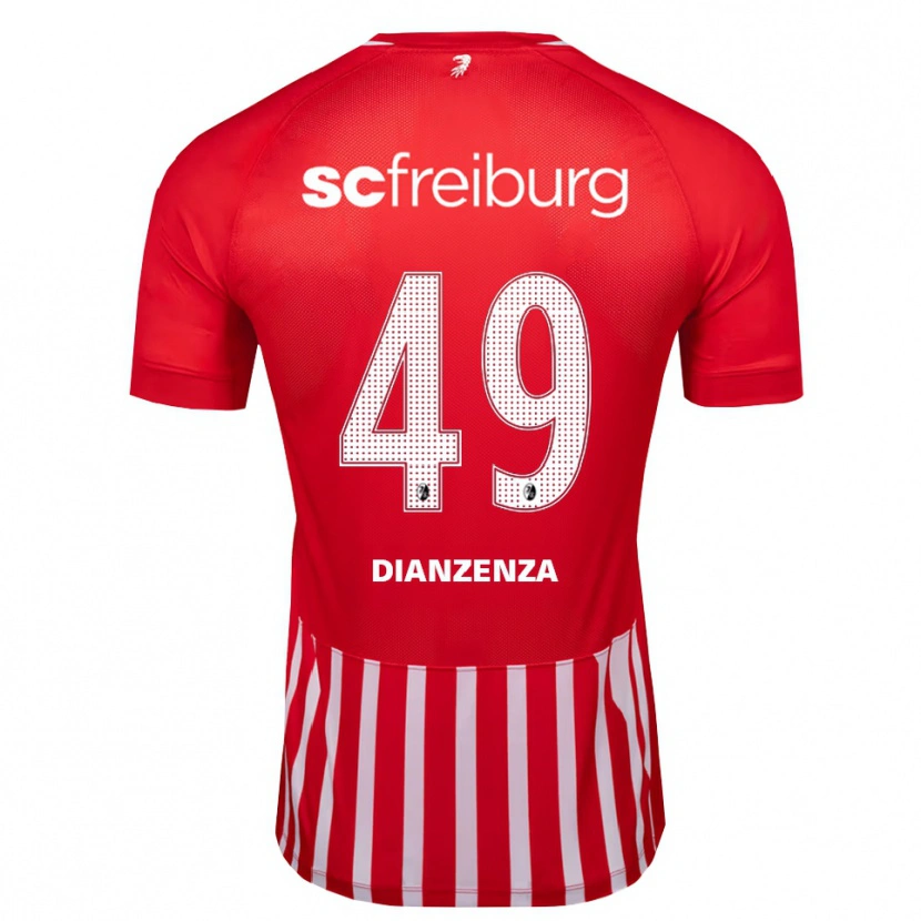 Danxen Mujer Camiseta Chrisdy Dianzenza #49 Rojo Blanco Negro 1ª Equipación 2026/27 La Camisa México