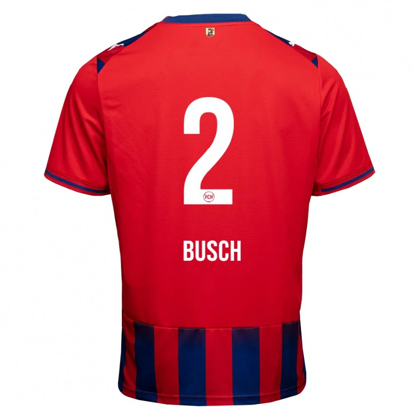Danxen Mujer Camiseta Marnon Busch #2 Azul Real Blanco Rojo 1ª Equipación 2026/27 La Camisa México
