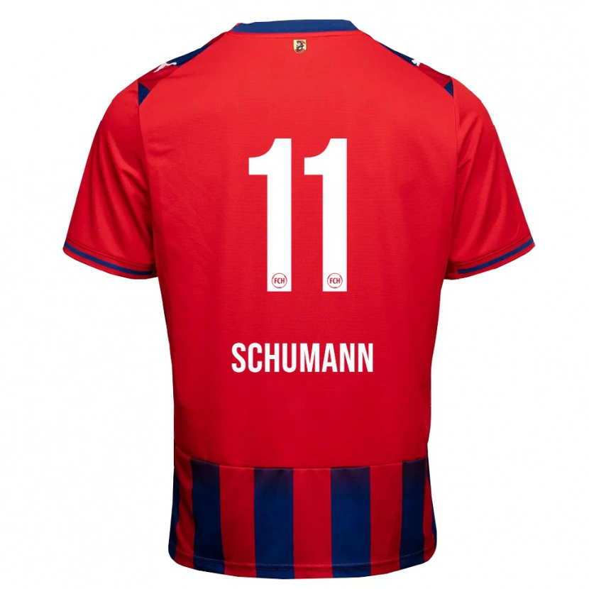 Danxen Mujer Camiseta Stefan Schumann #11 Azul Real Blanco Rojo 1ª Equipación 2026/27 La Camisa México
