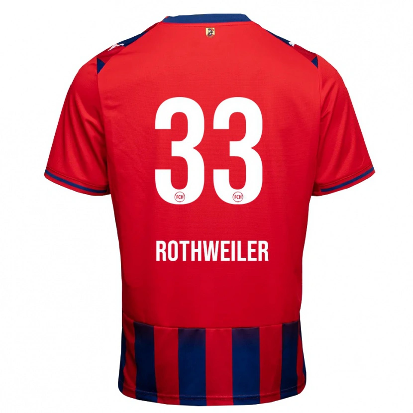 Danxen Mujer Camiseta Nick Rothweiler #33 Azul Real Blanco Rojo 1ª Equipación 2026/27 La Camisa México