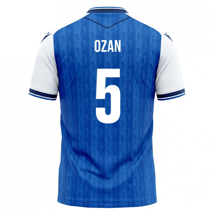 Danxen Mujer Camiseta Ozan Kabak #5 Azul Real Blanco 1ª Equipación 2026/27 La Camisa México
