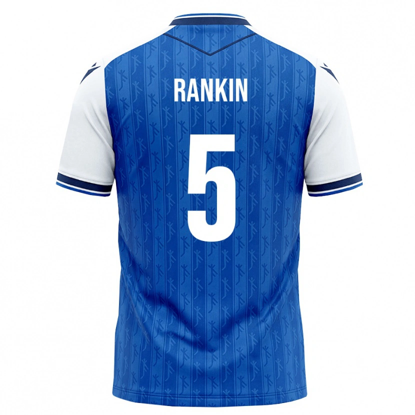 Danxen Mujer Camiseta Jamilla Rankin #5 Azul Real Blanco 1ª Equipación 2026/27 La Camisa México