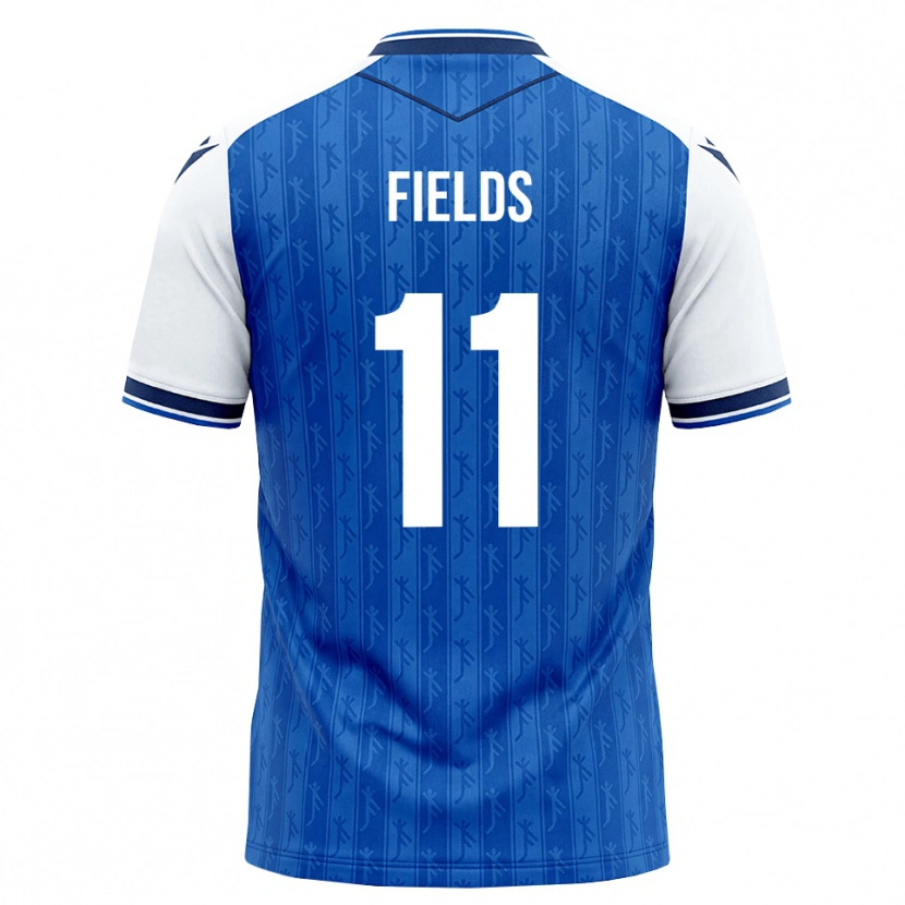 Danxen Mujer Camiseta Jykese Fields #11 Azul Real Blanco 1ª Equipación 2026/27 La Camisa México