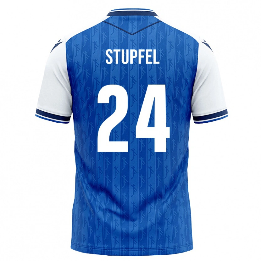 Danxen Mujer Camiseta Janis Stupfel #24 Azul Real Blanco 1ª Equipación 2026/27 La Camisa México