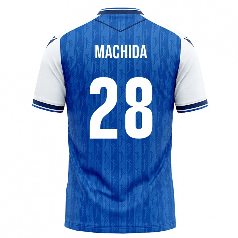 Danxen Mujer Camiseta Koki Machida #28 Azul Real Blanco 1ª Equipación 2026/27 La Camisa México