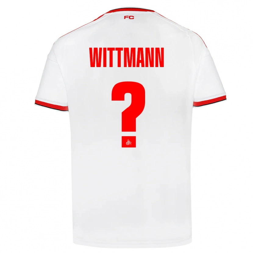 Danxen Mujer Camiseta Eyk Wittmann #0 Blanco Rojo Negro 1ª Equipación 2026/27 La Camisa México